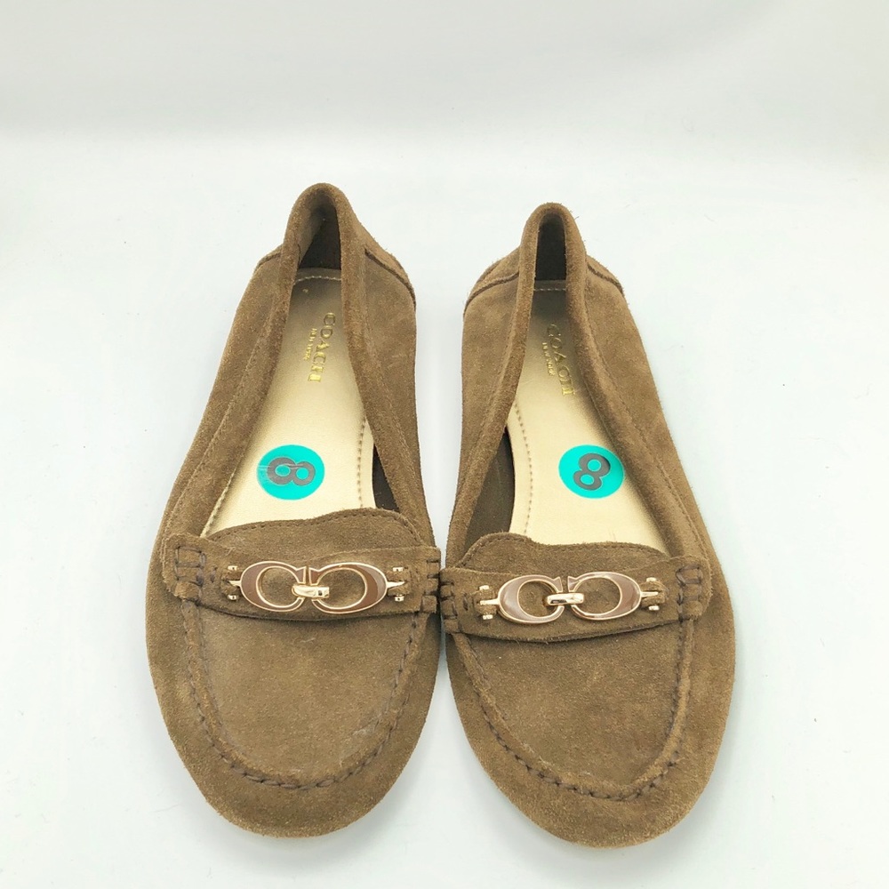 Coach  NWOT suede loafers size 8